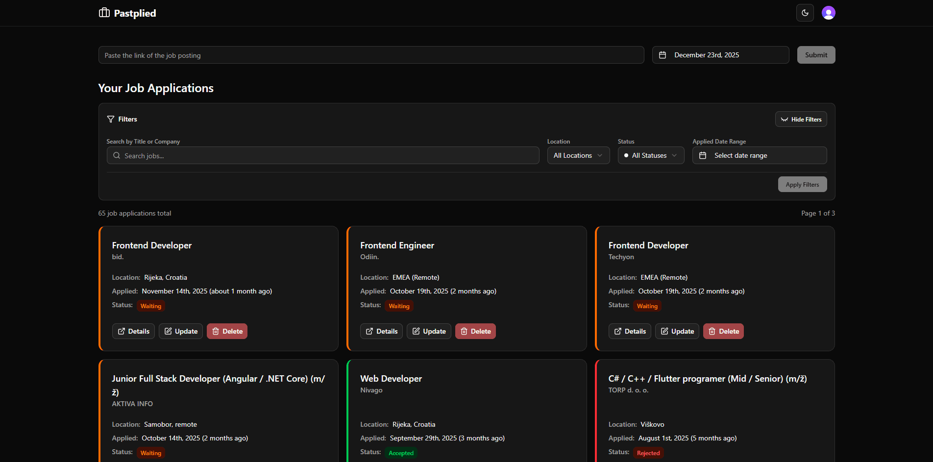 Image for Pastplied project Pastplied